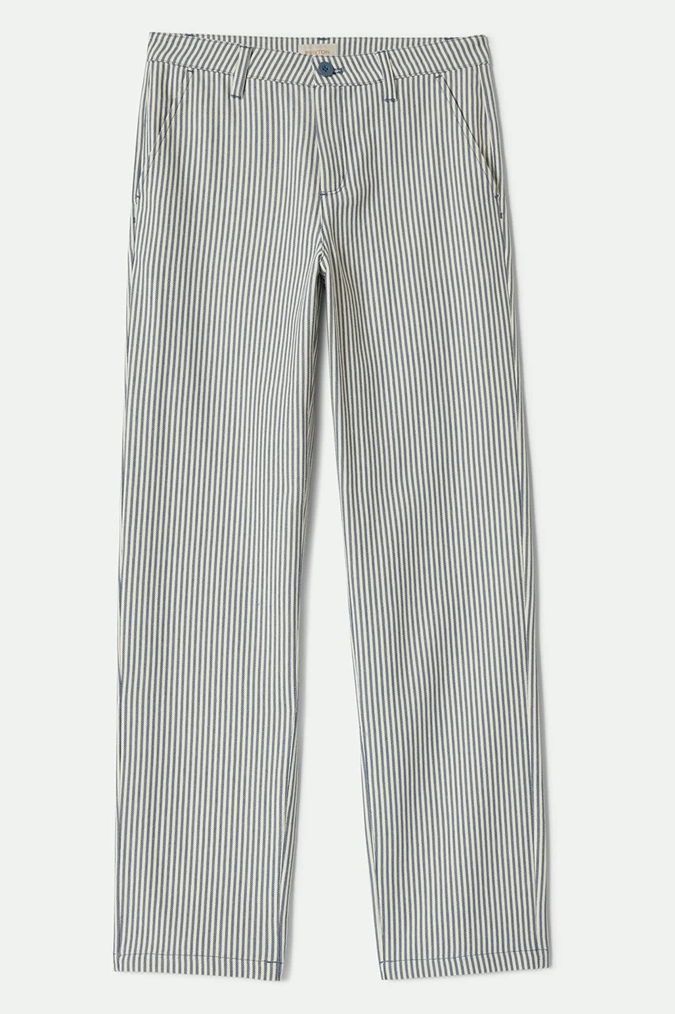 Bedford Pant - Azure Blue Pinstripe - Image 2